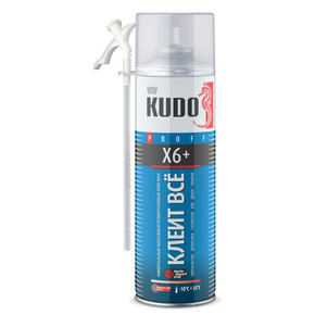 Клей-пена KUDO X6+ монтажный всесезонный